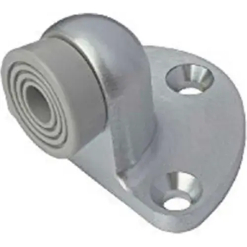 Rockwood Dome Door Stop, 2-1/4" Dia, Satin Chrome - Pkg Qty 3 Hassle-Free Returns