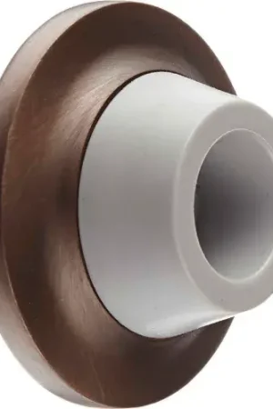 Clearance Rockwood Wall Stop - Concave, 2-7/16"Dia Bronze - Pkg Qty 3