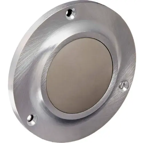 Deal Rockwood Wall Stop - Convex, 4"Dia Chrome Plated - Pkg Qty 3