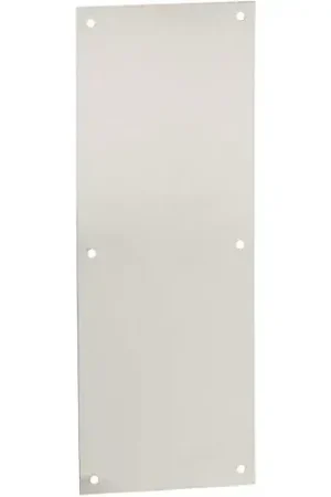 Certified Rockwood Push Plate, 6"L x 16"H, Satin Stainless Steel - Pkg Qty 3