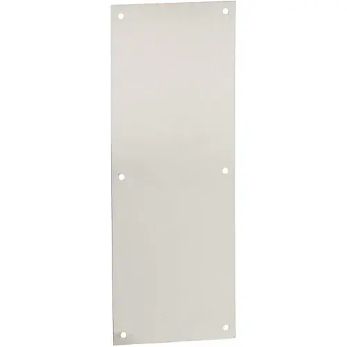 Certified Rockwood Push Plate, 6"L x 16"H, Satin Stainless Steel - Pkg Qty 3