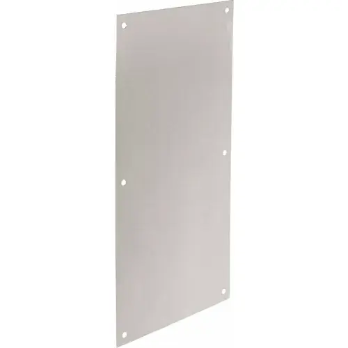 Best Choice Rockwood Push Plate, 8"L x 16"H, Satin Stainless Steel