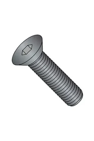 Exclusive Offer M8 x 1.25 x 40mm Flat Socket Cap Screw - Steel - Black Oxide - DIN 125B - Class 10.9 - Pkg of 100