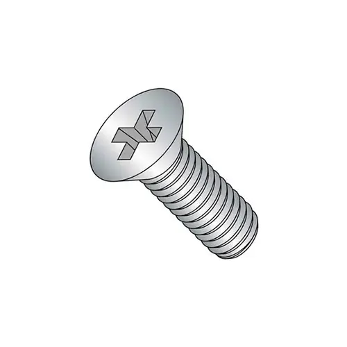Latest M2 x 0.4 x 10mm Machine Screw - Phillips Flat Head - Steel - Zinc - DIN 125B - Pkg of 100