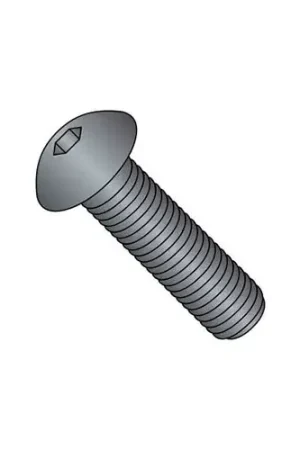 Affordable M3 x 0.5 x 8mm Button Socket Cap Screw - Steel - Black Oxide - DIN 125B - Class 10.9 - Pkg of 100