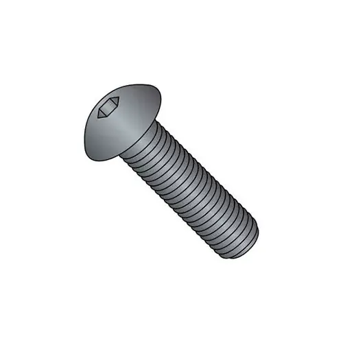 Affordable M3 x 0.5 x 8mm Button Socket Cap Screw - Steel - Black Oxide - DIN 125B - Class 10.9 - Pkg of 100