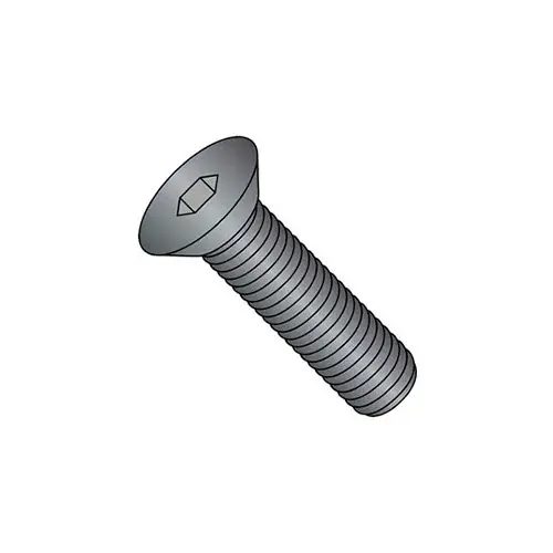 Get Yours M4 x 0.7 x 20mm Flat Socket Cap Screw - Steel - Black Oxide - DIN 125B - Class 10.9 - Pkg of 100