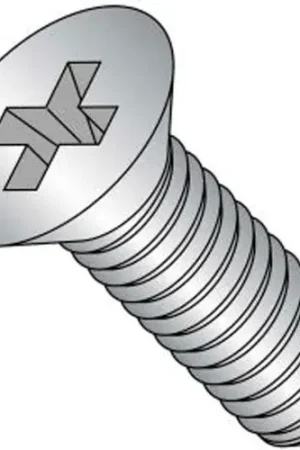 Premium M5 x 0.8 x 12mm - Machine Screw - Phillips Flat Head - 304 Stainless Steel - DIN 965 - Pkg of 100