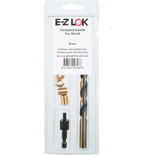 E-Z Knife™ Threaded Insert Installation Kit for Hard Wood - Brass - 10-32 - EZ-400-332 Best Price