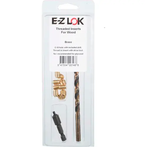 Instant Buy E-Z Knife™ Threaded Insert Installation Kit for Hard Wood - Brass - M3-0.5 - EZ-400-M3