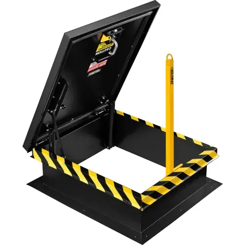 Affordable Global Industrial™ Yellow Powder Coated Steel Ladder Safety Post