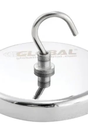 Best Seller Global Industrial Ceramic Magnetic Hook, 20 Lbs. Pull, 6/Pack