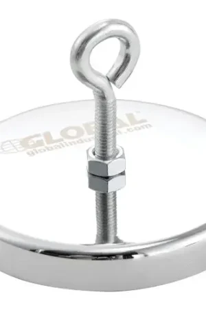 Global Industrial Ceramic Hang-It Magnet w/ Attached Eyebolt, 95 Lbs. Pull, 6/Pack Buy Online