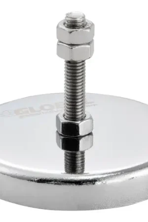 Global Industrial Ceramic Mount-It Magnet w/ Attached Screw & Nuts, 35 Lbs. Pull, 6/Pack Super Sale