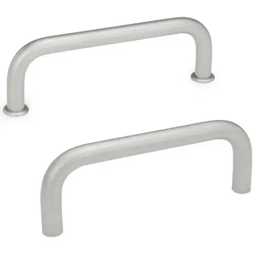 Price Cut J.W. Winco 425-NI-10-120-GS GN 425 Cabinet "U" Handles Round Stainless Steel, with Tapped Holes