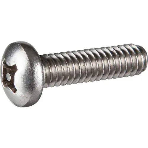 1/4-20 x 2-1/2" Security Machine Screw - Pan Phillips Head - 18-8 Stainless Steel - Pkg of 50 Special Discount