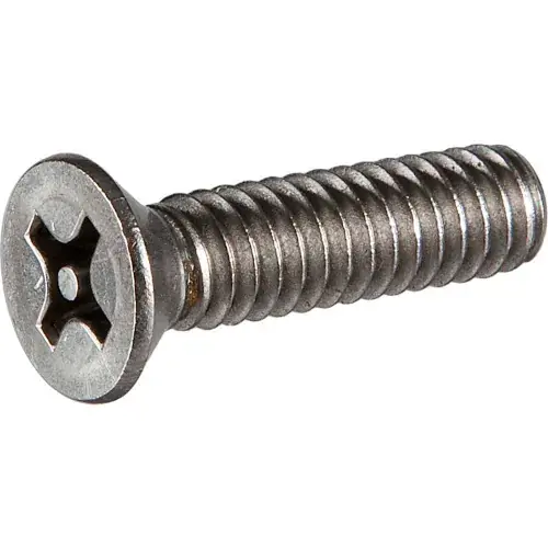 8-32 x 3/4" Tamper-Proof Security Machine Screw - Flat Phillips Head - 18-8 Stainless Steel - 100 Pk New Release