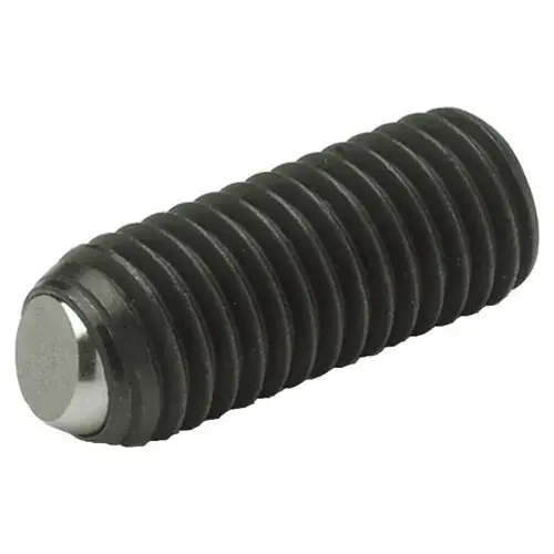 J.W. Winco 605-M8-10-V Set Screw w/ Flat Ball & Safety Twist-M8 x 1.25 Thread - 10mm Thread Length Today Only