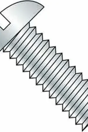 1/4-20 x 1-3/4" Machine Screw - Round Head - Slotted - Steel - Zinc CR+3 - FT, Pack of 100 Authentic