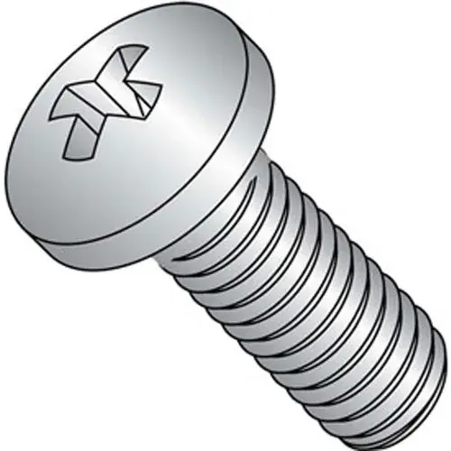 Popular 10-32 x 1" Machine Screw - Pan Head - Phillips - 18-8 Stainless Steel - UNF - FT, Pack of 500