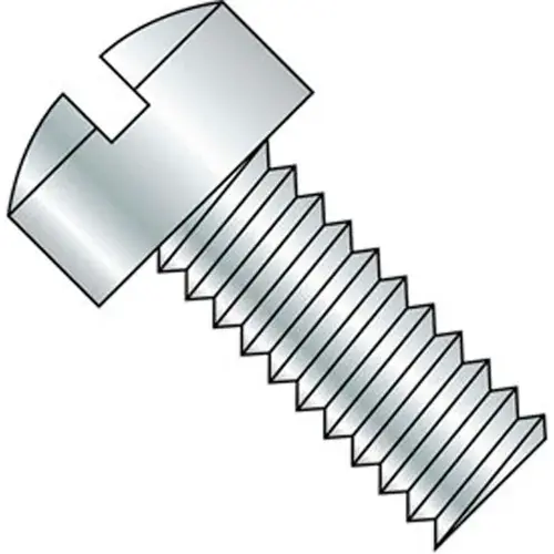 8-32 x 5/8" Machine Screw - Fillister Head - Slotted - Steel - Zinc CR+3 - FT - UNC, Pack of 100 Special Offer