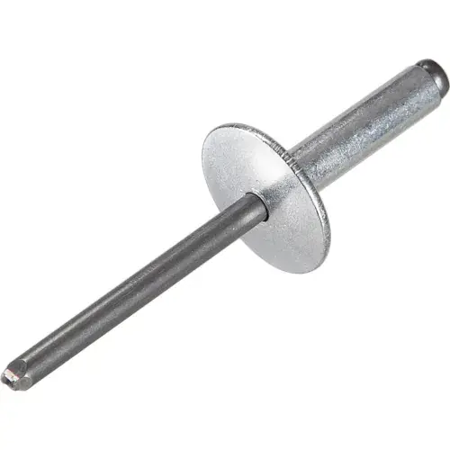Pop Blind Rivet - 1/8 x 4-2 - Flange Head - Up to 1/8" Grip - Aluminum/Steel - USA - Pkg of 500 Clearance
