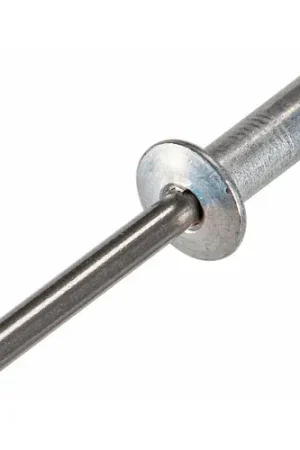 Pop Blind Rivet - 5/32 x 5-2 - Button Head - Up to 1/8" Grip - Stainless Steel /Steel - Pkg of 500 One Day Deal