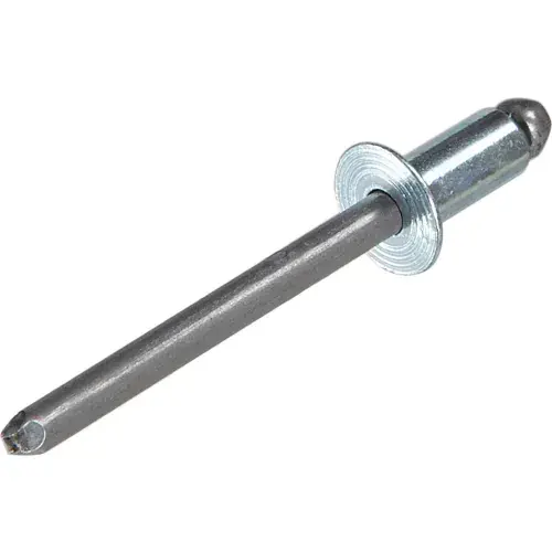 New Release Pop Blind Rivet - 5/32 x 5-4 - Countersunk Head - Up to 1/4" Grip - Steel/Steel - USA - Pkg of 500