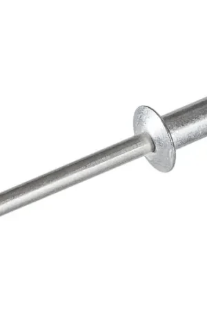 While Supplies Last Pop Blind Rivet - 1/8 x 4-4 - Button Head - Up to 1/4" Grip - Aluminum/Aluminum - USA - Pkg of 500