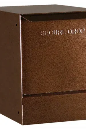 dVault Thru-Wall Package Drop with Tilt-Out Door DVWM0062S - Copper Vein Shop Now