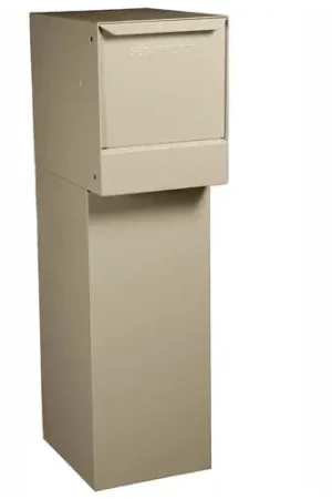 Fan Favorite dVault Thru-Wall Package Drop Vault Plus DVWM0062SA w/Bottom Hold Rear Access - Sand