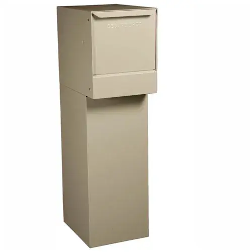 Fan Favorite dVault Thru-Wall Package Drop Vault Plus DVWM0062SA w/Bottom Hold Rear Access - Sand