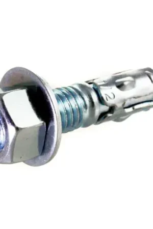 Secure Checkout Commercial Wedge Anchor - 3/8-16 x 5" - Steel - Zinc , Pack of 50