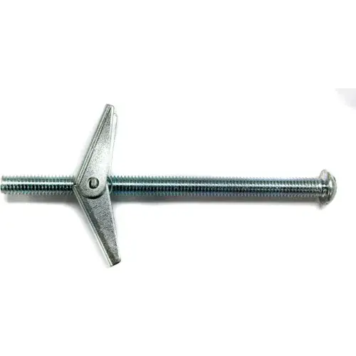 Combination Toggle Bolt - 1/8-32 x 2" - Slotted Round Head - Steel - Zinc , Pack of 50 Hot Picks