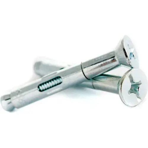 Premium Sleeve Anchor - 3/8" x 5" - Phillips/Slotted Combo Flat Head - Steel - Zinc , Pack of 50