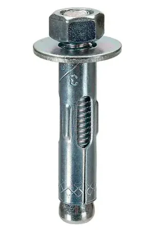 Sleeve Anchor - 3/8" x 3-3/4" - Round Phillips/Slotted Combo Head - Steel - Zinc, Pack of 50 While Supplies Last