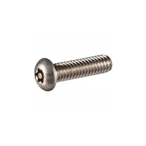 Trusted Brand M4 x 0.7 x 16mm Security Machine Screw - Button Torx Head - 18-8 Stainless Steel - FT - UNC - 100 Pk