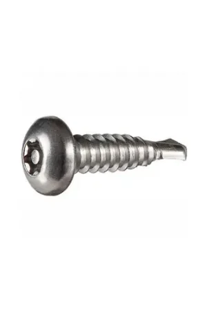 8-18 x 1" Security Self-Drilling Screw - Pan Torx Head - 2 Drill Pt - 410 SS - FT - USA - 100 Pk Flash Sale