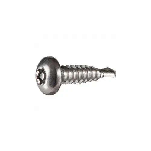 8-18 x 1" Security Self-Drilling Screw - Pan Torx Head - 2 Drill Pt - 410 SS - FT - USA - 100 Pk Flash Sale