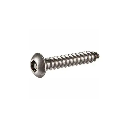 Mega Sale 12AB x 1-1/2" Security Sheet Metal Screw - Button Hex Socket Head - Steel - Black Oxide - 100 Pk