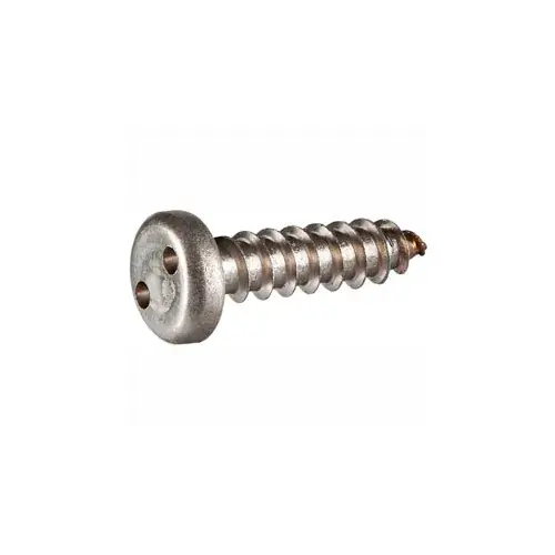 8AB x 2" Security Sheet Metal Screw - Pan Spanner Head - 18-8 Stainless Steel - FT - USA - 100 Pk Discount
