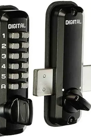 Lockey Digital Door Lock M220 Surface Mount Deadbolt, Jet Black Buy Online