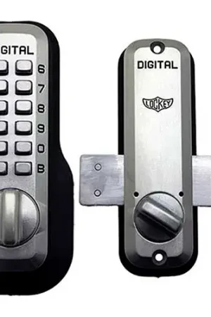 Limited Offer Lockey Digital Door Lock M220 Surface Mount Deadbolt, Satin Nickel