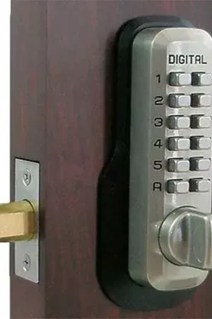 Best Price Lockey Digital Door Lock M210 Mechanical Keyless Deadbolt, Satin Nickel