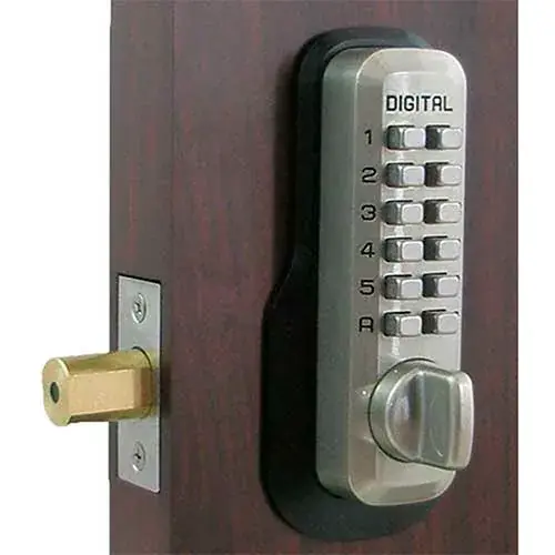 Best Price Lockey Digital Door Lock M210 Mechanical Keyless Deadbolt, Satin Nickel