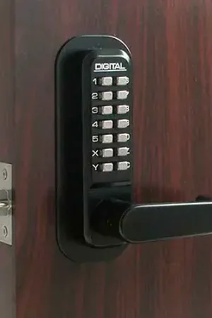 Lockey Digital Door Lock 2835 Lever Handle, Jet Black Limited Offer