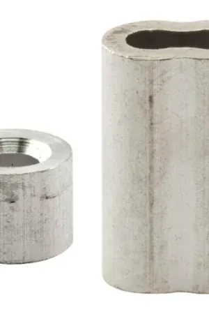 Prime-Line GD 12154 Ferrules and Stops, 1/4-Inch, Aluminum,(Pack of 2) Price Cut