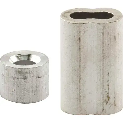 Prime-Line GD 12154 Ferrules and Stops, 1/4-Inch, Aluminum,(Pack of 2) Price Cut