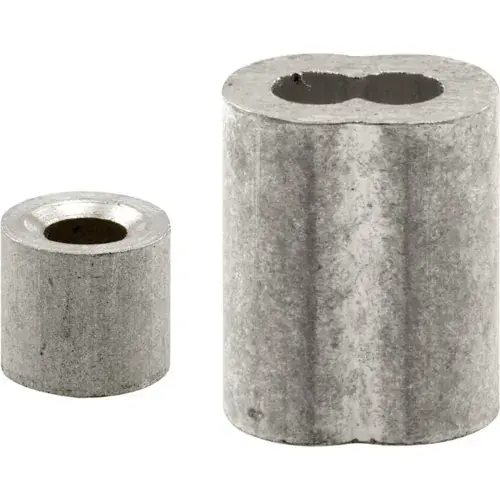 Shop Now Prime-Line GD 12151 Ferrules and Stops, 1/8-Inch, Aluminum,(Pack of 2)
