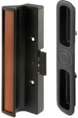 Prime-Line C 1201 Sliding Door Handle Set, Black Don't Miss Out